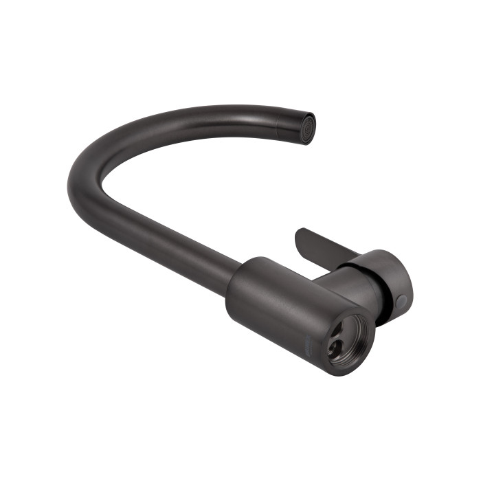 Змішувач для кухні U-образний Brinex Pure 015F U-образний  Graphite BRIPUR015FGRP (BRIPUR015FGRP)