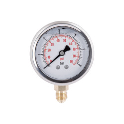 Манометр із гліцерином Thermo Alliancе Forte 6 бар, 1/4"З, нижнє підключення TAF170G6B (TAF170G6B)
