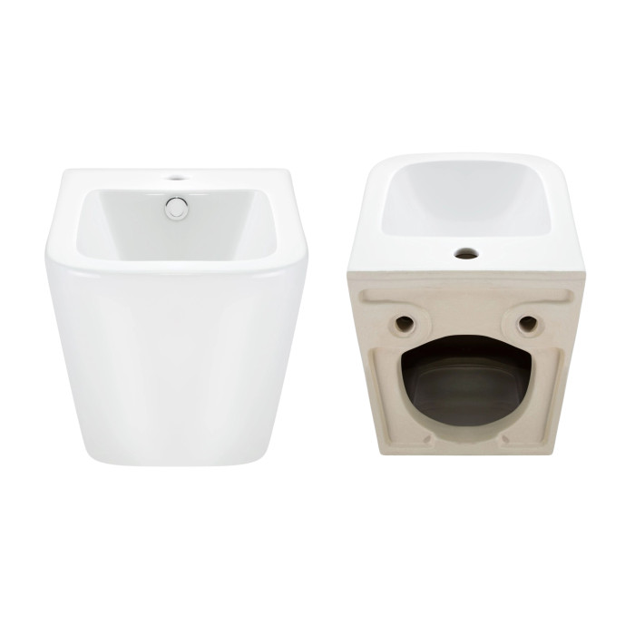 Комплект Qtap Tern 2 в 1: унітаз підвісний Ultra Quiet + біде підвісне (QT1733052EUQW47437)