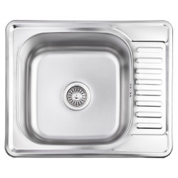 Кухонна мийка Brinex 5848 0,8 мм Micro Decor (BRIN5848MDEC08) (BRIN5848MDEC08)