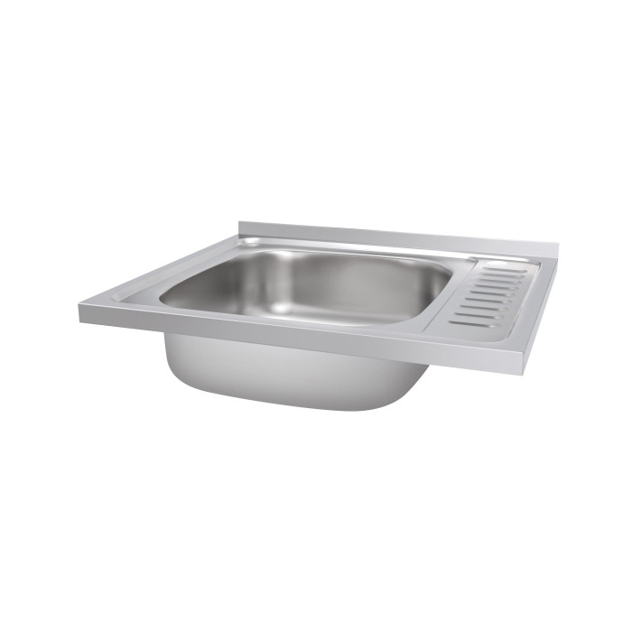 Кухонна мийка Brinex 6050-L 0,6 мм Satin (BRIN6050LSAT06) (BRIN6050LSAT06)