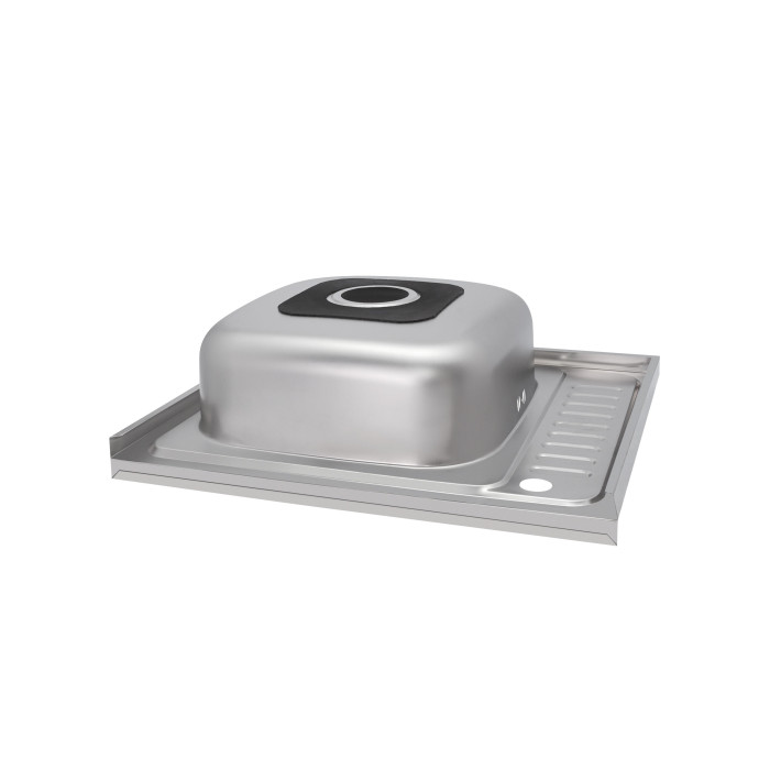 Кухонна мийка Brinex 6050-L 0,6 мм Satin (BRIN6050LSAT06) (BRIN6050LSAT06)