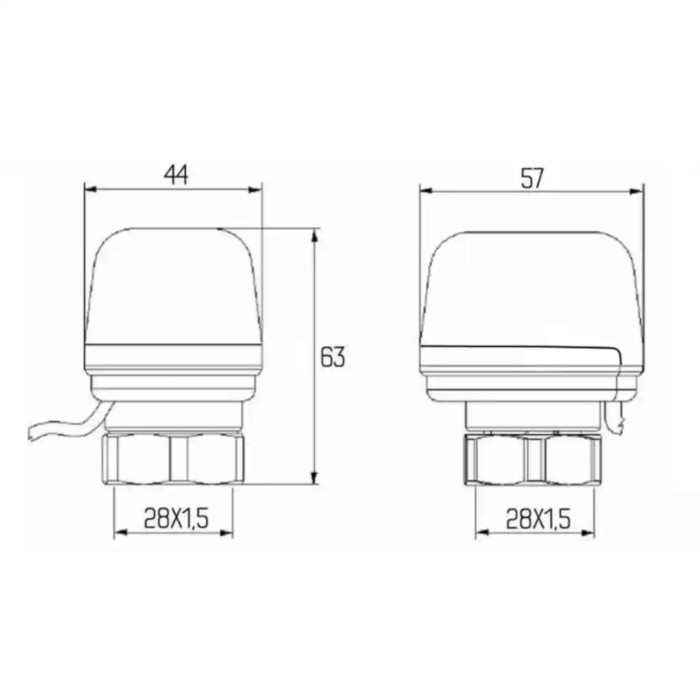 Сервопривод Icma 230V тип закритий №980 (NC) (82980NC53)