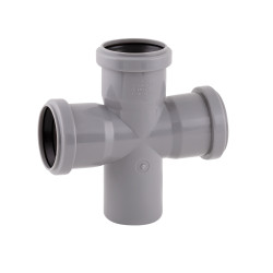 Хрестовина каналізаційна TA Sewage 50, 90° (CZ050003)