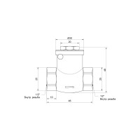 Обратный клапан SD Plus 1/2" SD242W15 (SD242W15)