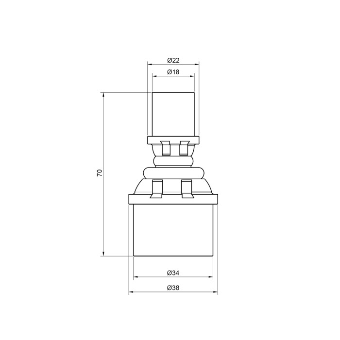 Муфта прес Icma 32х16 №400 (81400GQGH06)