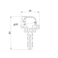 Кріплення SD Plus 16 SD09916 (SD09916)