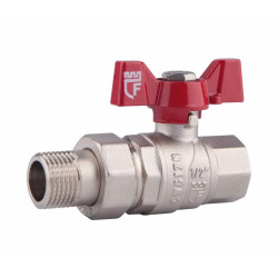 Кран кульовий "Американка" SD Forte 1" прямий SF220W25 (SF220W25)