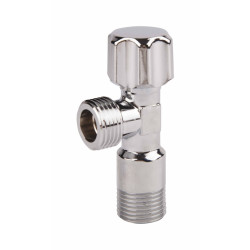 Кран кутовий Thermo Alliance Standart (ручка шестигранник) з вент.буксою 1/2"З х 1/2"З SF3441515 (SF3441515)