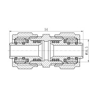 Муфта обжимная SD Forte 16 SF170W1616 (SF170W1616)