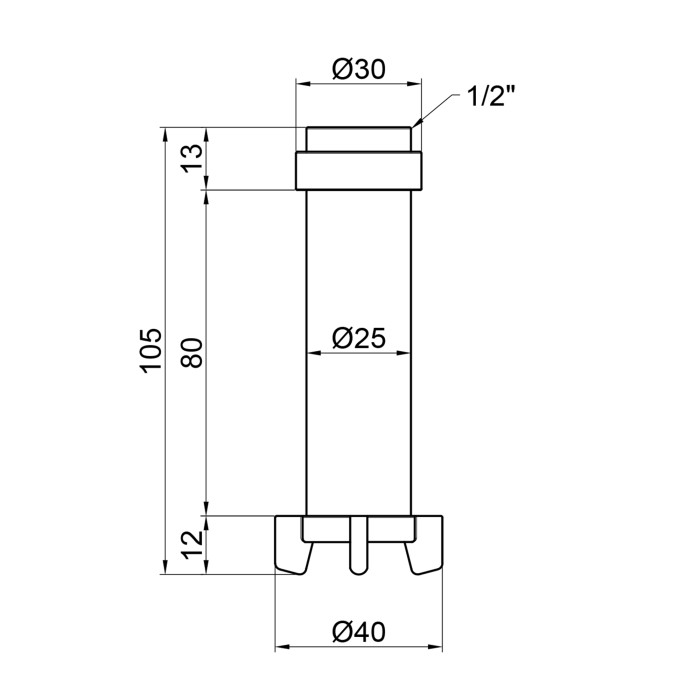 Картридж фільтруючий SD Forte для самопромивного фільтра 1/2", 3/4" SF127FW1520 (SF127FW1520)