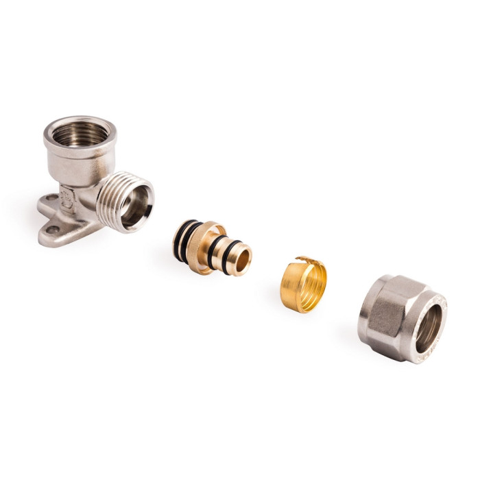 Кут обтискний настінний SD Forte 16х1/2" ВР SF179W1615 (SF179W1615)