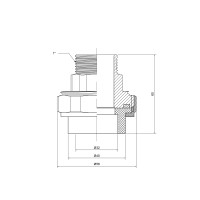 Згін "Американка" PPR Thermo Alliance 32х1" ЗР (DSI203)