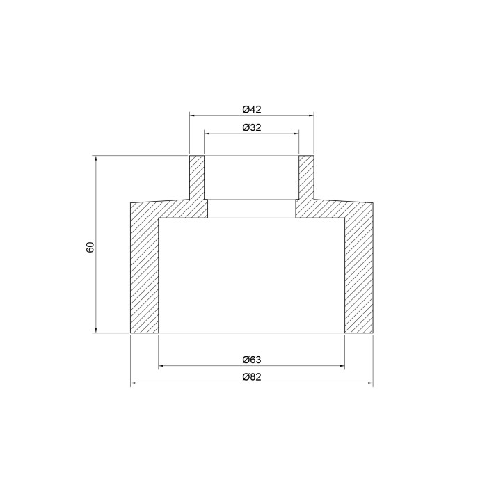 Муфта PPR Thermo Alliance 63х32 (DSB113)