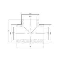Тройник PPR Thermo Alliance 40 (DSC004)