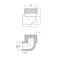 Кутик PPR Thermo Alliance 25х1/2" ВР (DSE202)