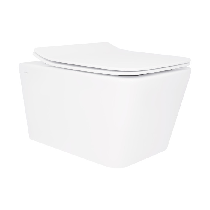 Унітаз підвісний Qtap Crow безобідковий з сідінням Soft-close QT05335170W (QT05335170W)