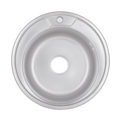 Кухонна мийка Lidz 510-D 0,8 мм Micro Decor (LIDZ510DEC) (LIDZ510MDEC08)