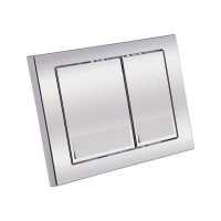 Набір інсталяція 4 в 1 Qtap Nest ST з квадратною панеллю змиву QT0133M425M06028CRM (QT0133M425M06028CRM)