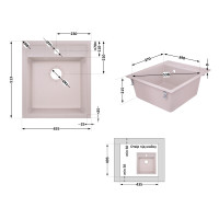 Кухонна мийка Lidz 460х515/200 COL-06 (LIDZCOL06460515200) (LIDZCOL06460515200)