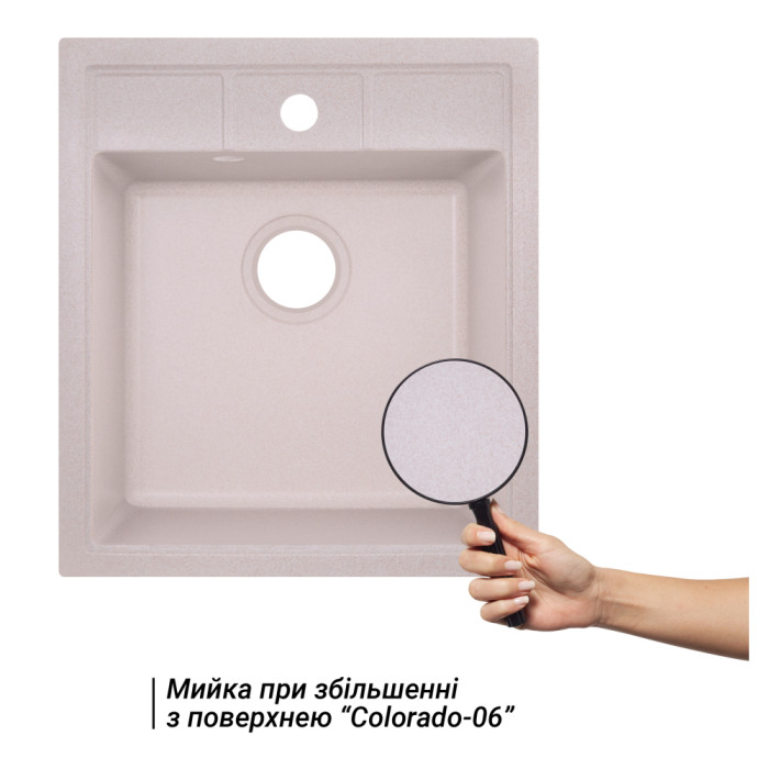 Кухонна мийка Lidz 460х515/200 COL-06 (LIDZCOL06460515200) (LIDZCOL06460515200)