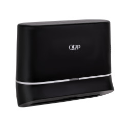 Тримач для паперових рушників Qtap Pohodli 300 мм QTDR600BP Black (Pobut) (QTDR600BP)