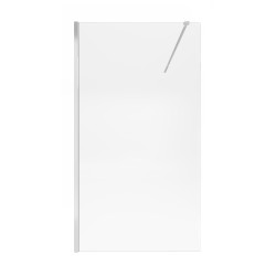 Душова перегородка Qtap Walk-In Standard CRM2011.C8 110х200 см, скло Clear 8 мм, покриття CalcLess (STDCRM2011C8)