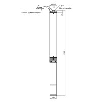 Насос заглибний відцентровий Thermo Alliance 4SSM4-18 1,5 кВт (TA4SSM41815)