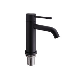 Змішувач для раковини Qtap Scorpio QTSCOR1050105B Black Matt (QTSCOR1050105B)
