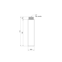 Подовжувач SD Plus 100х1/2" хром SD13015100 (SD13015100)