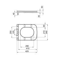 Сидіння для унітаза Qtap Presto з мікроліфтом Slim QT26992615EW (QT26992615EW)