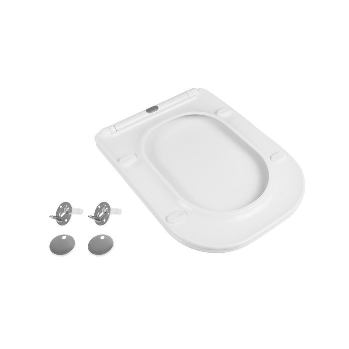 Сидіння для унітаза Qtap Presto з мікроліфтом Slim QT26992615EW (QT26992615EW)