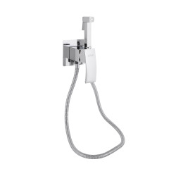 Набор для гігієнічного душу Qtap Swan Cascada прямокутний QTSWA262CRM45567 Chrome (QTSWA262CRM45567)