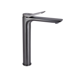 Змішувач для раковини Qtap Presto високий QTPRE269GRP45582 Graphite (QTPRE269GRP45582)