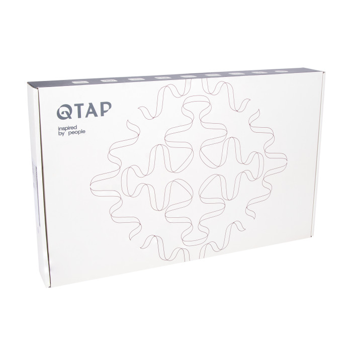 Змішувач для кухні Qtap Vlasta New з гнучким виливом з підключенням для питної води QTVLA364GMB45649 Gunmetal Black PVD (QTVLA364GMB45649)