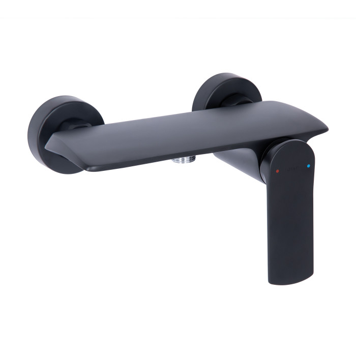 Змішувач для душу Qtap Slavonice QTSLA266BLM45908 Black Matt (QTSLA266BLM45908)