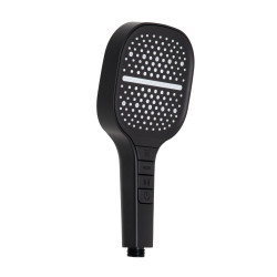 Лійка для ручного душу Qtap Rucni 130x130 мм QTRUC125BLM45957 Black Matt (QTRUC125BLM45957)