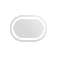 Дзеркало Qtap Gemini 500х700 з LED-підсвічуванням Touch, з антизапотіванням, з димером, рег. темп. кольору (3000-6500K) Reverse QT2578R5070 (QT2578R5070)