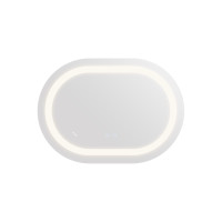 Дзеркало Qtap Gemini 500х700 з LED-підсвічуванням Touch, з антизапотіванням, з димером, рег. темп. кольору (3000-6500K) Reverse QT2578R5070 (QT2578R5070)