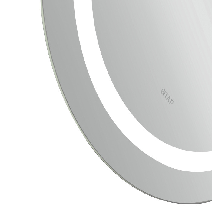 Дзеркало Qtap Gemini 500х700 з LED-підсвічуванням Touch, з антизапотіванням, з димером, рег. темп. кольору (3000-6500K) Reverse QT2578R5070 (QT2578R5070)
