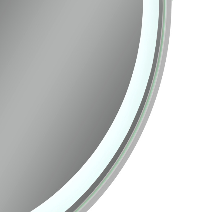 Дзеркало Qtap Gemini 800х700 з LED-підсвічуванням Touch, з антизапотіванням, з димером, рег. темп. кольору (3000-6500K) Reverse QT2578R8071W (QT2578R8071W)