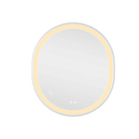 Дзеркало Qtap Gemini 800х700 з LED-підсвічуванням Touch, з антизапотіванням, з димером, рег. темп. кольору (3000-6500K) Reverse QT2578R8071W (QT2578R8071W)