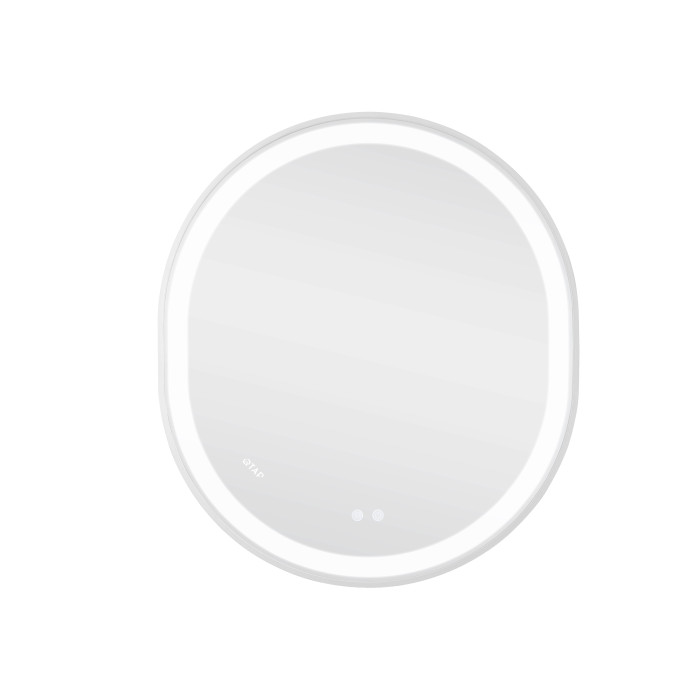 Дзеркало Qtap Gemini 800х700 з LED-підсвічуванням Touch, з антизапотіванням, з димером, рег. темп. кольору (3000-6500K) Reverse QT2578R8071W (QT2578R8071W)