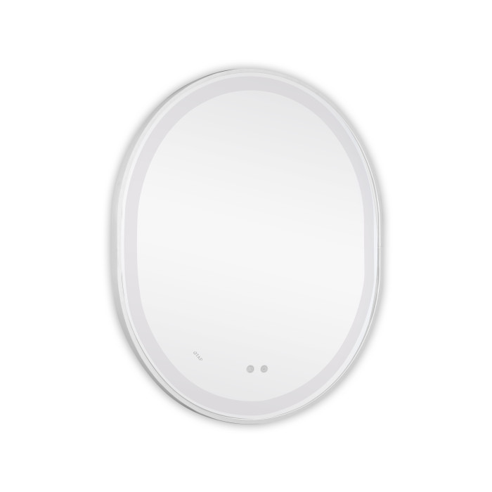 Дзеркало Qtap Gemini 800х700 з LED-підсвічуванням Touch, з антизапотіванням, з димером, рег. темп. кольору (3000-6500K) Reverse QT2578R8071W (QT2578R8071W)