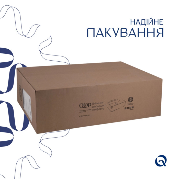 Комплект Albatross: Раковина врізна меблева 720x460x180 мм, White, прямокутна + Донний клапан Pop-up PU02O (QT01113070CW148474)
