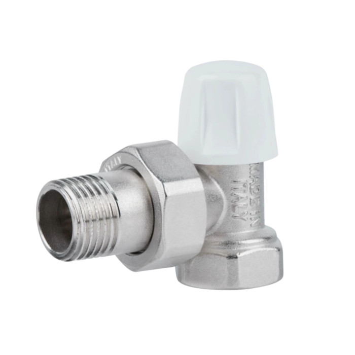 Кран радіаторний Icma 1/2" кутовий без ручки №805 (82805AD06)