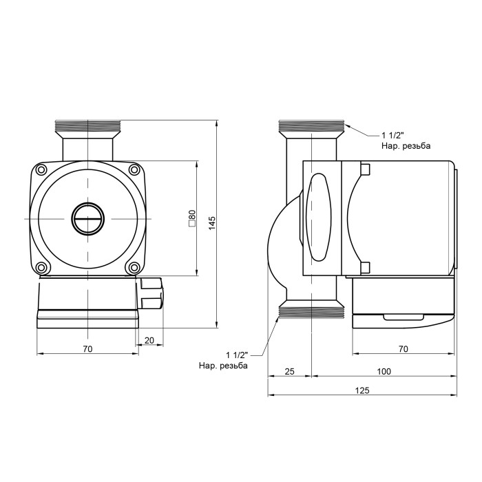 Насос Grundfos Icma 25/60 №P321 (88P3210153)