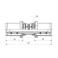Муфта пресс Icma 32х20 №400 (81400GQBQ06)