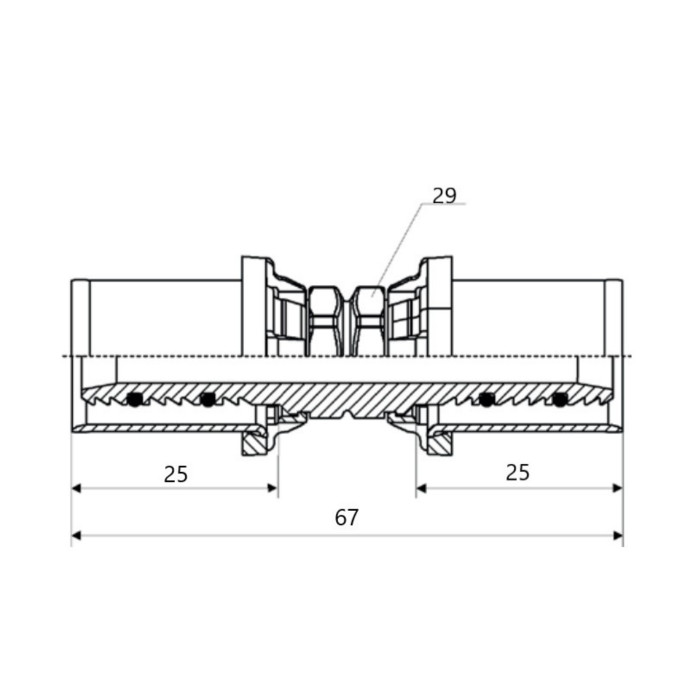 Муфта прес Icma 32х20 №400 (81400GQBQ06)