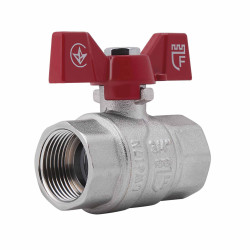 Кран кульовий SD Forte 3/4" ВР для води (метелик) SF602W20 (SF602W20)